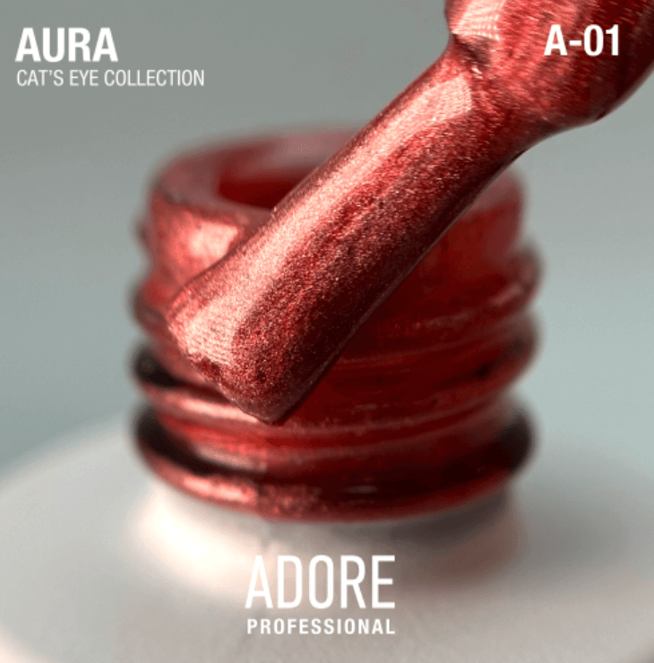 Adore Professional x Cultura Manicura Aura Cat Eye Gel Polish- Cherry