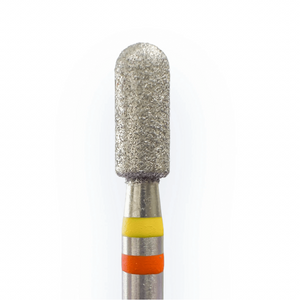 KMIZ Twin Diamond Rounded Cylinder E-File Nail Drill Bit - Extra Fine & Fine