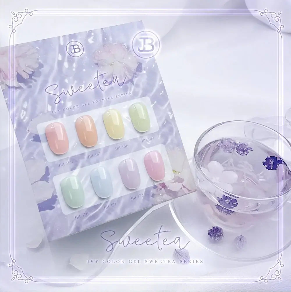 JIN.B Sweet Tea Collection- 8 PCS Gel Polish Set