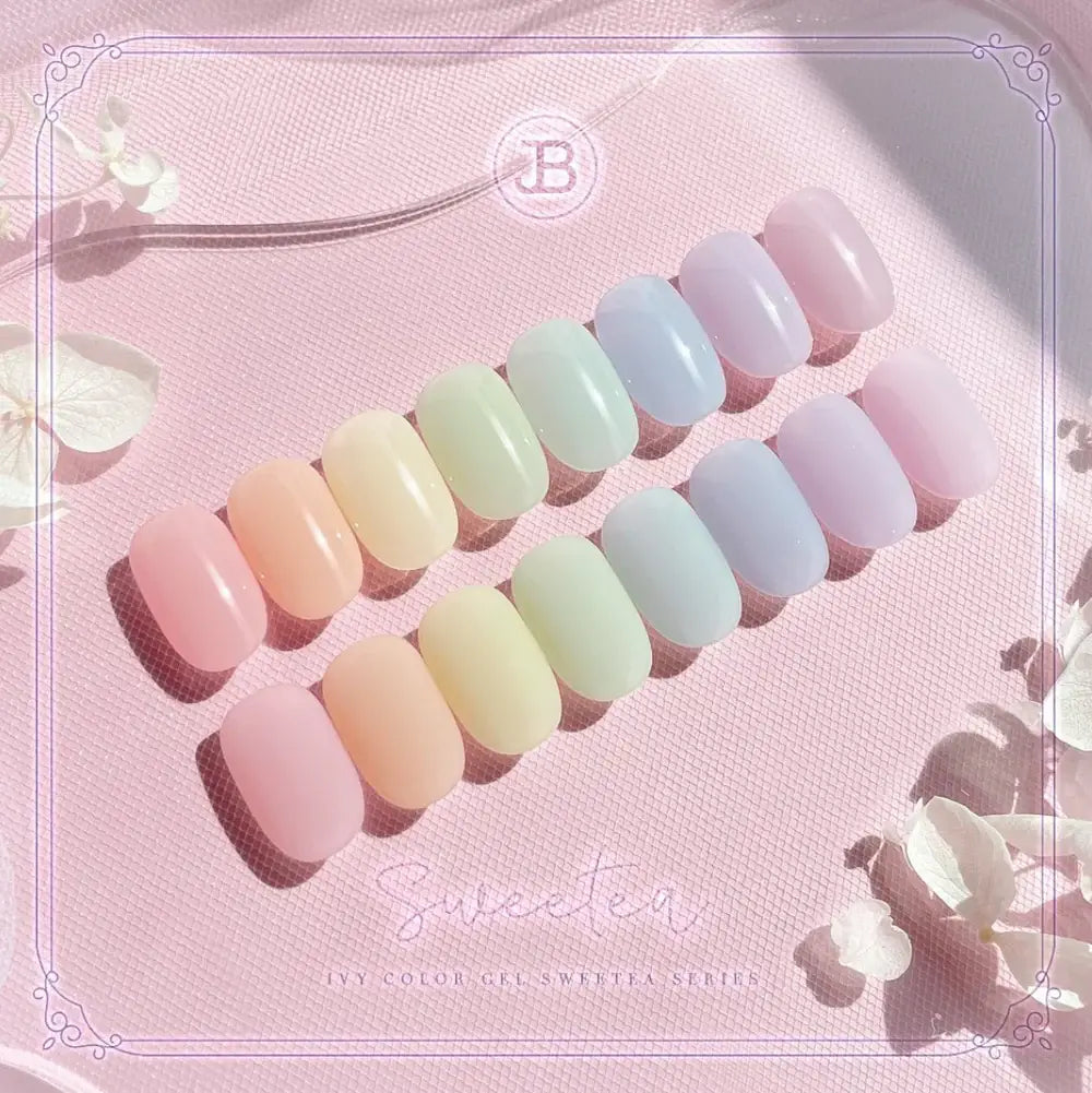 JIN.B Sweet Tea Collection- 8 PCS Gel Polish Set
