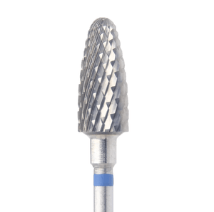 KMIZ Carbide Cone E-File Nail Drill Bit - Medium Grit (Blue)