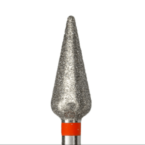KMIZ Diamond Rounded Drop E-File Nail Drill Bit - Soft Grit