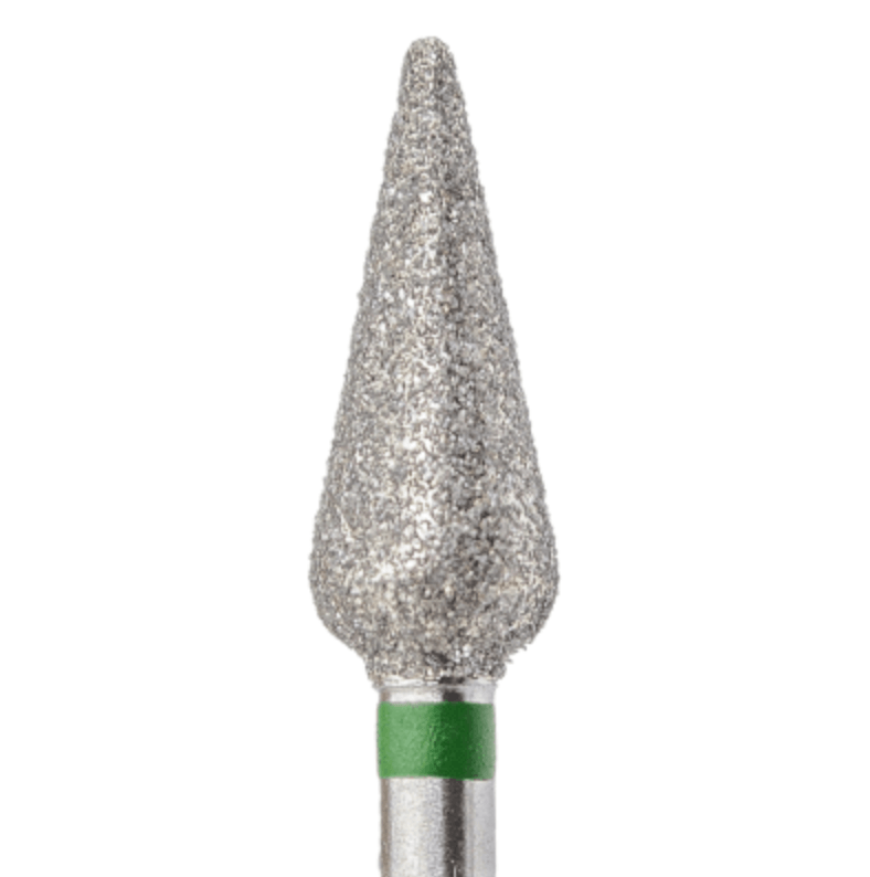 KMIZ Diamond Rounded Drop E-File Nail Drill Bit - Coarse Grit