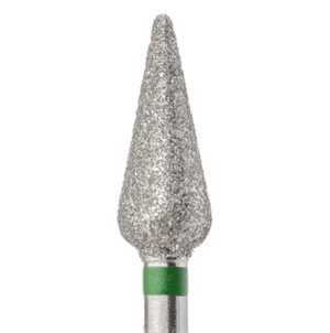 KMIZ Diamond Rounded Drop E-File Nail Drill Bit - Coarse Grit