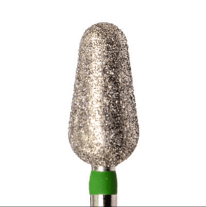 KMIZ Diamond Rounded Drop E-File Nail Drill Bit - Coarse Grit
