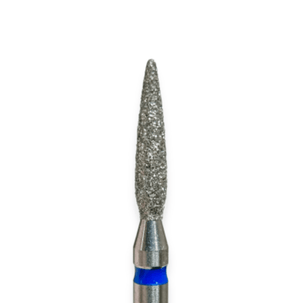 KMIZ Diamond Sharp Tip Flame E-File Nail Drill Bit - Medium Grit