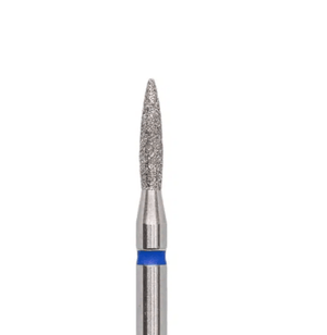 KMIZ Diamond Sharp Tip Flame E-File Nail Drill Bit - Medium Grit