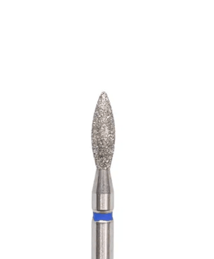 KMIZ Diamond Sharp Tip Flame E-File Nail Drill Bit - Medium Grit