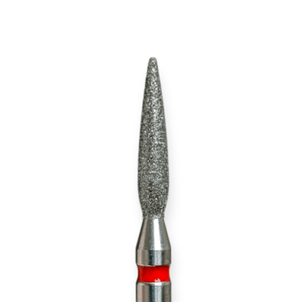KMIZ Diamond Sharp Tip Flame E-File Nail Drill Bit - Soft Grit