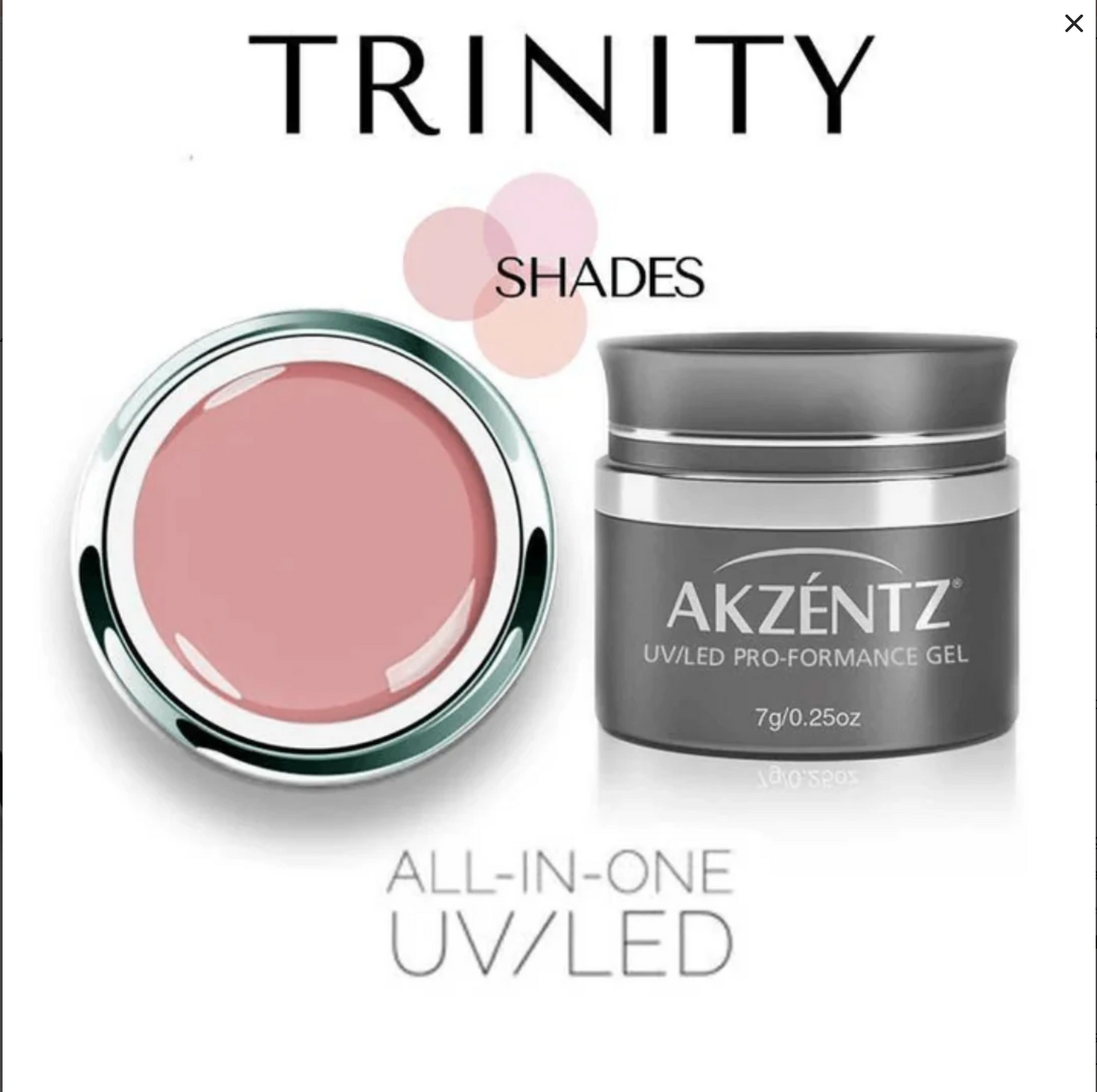 Akzentz Pro-Formance Hard Gel - SW1 Trinity Shades Warm