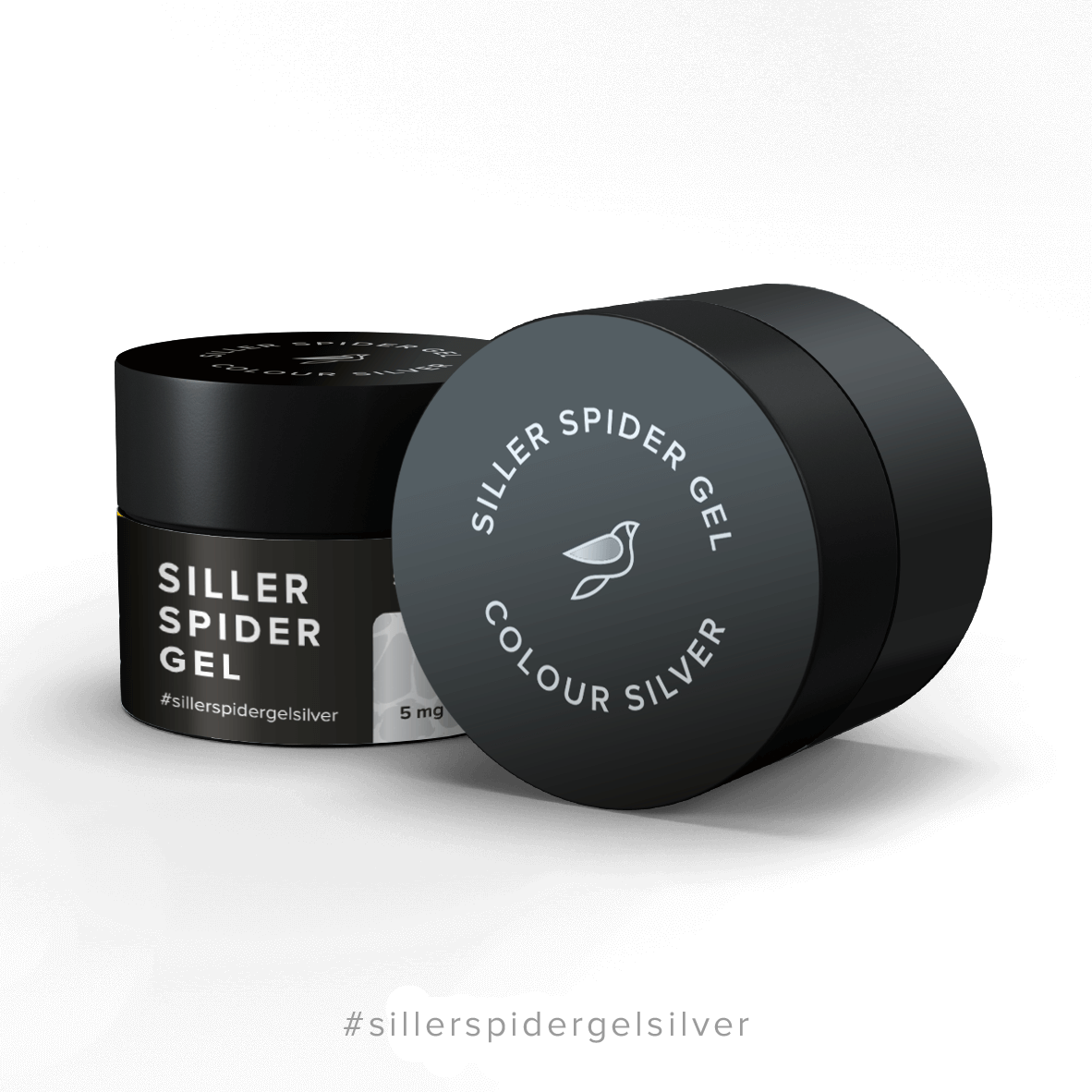 Siller "Spider Web" Gel Paint - Silver