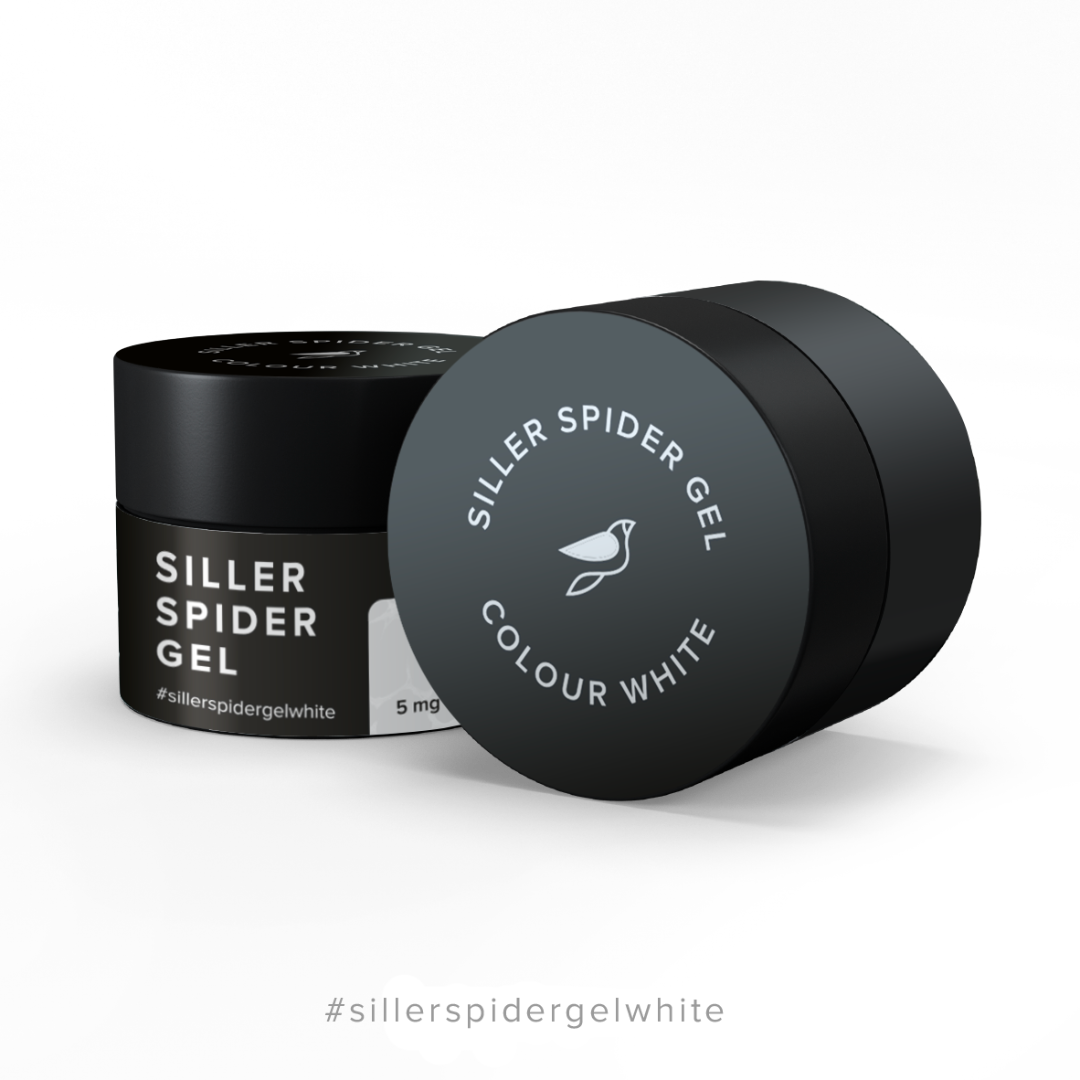 Siller "Spider Web" Gel Paint - White