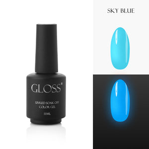 GLOSS Glow in the dark Gel Polish