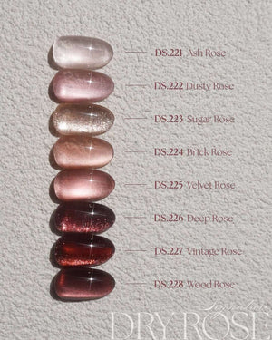 DGEL Dry Rose Collection - 8 PCS Cat Eye Gel Polish Set