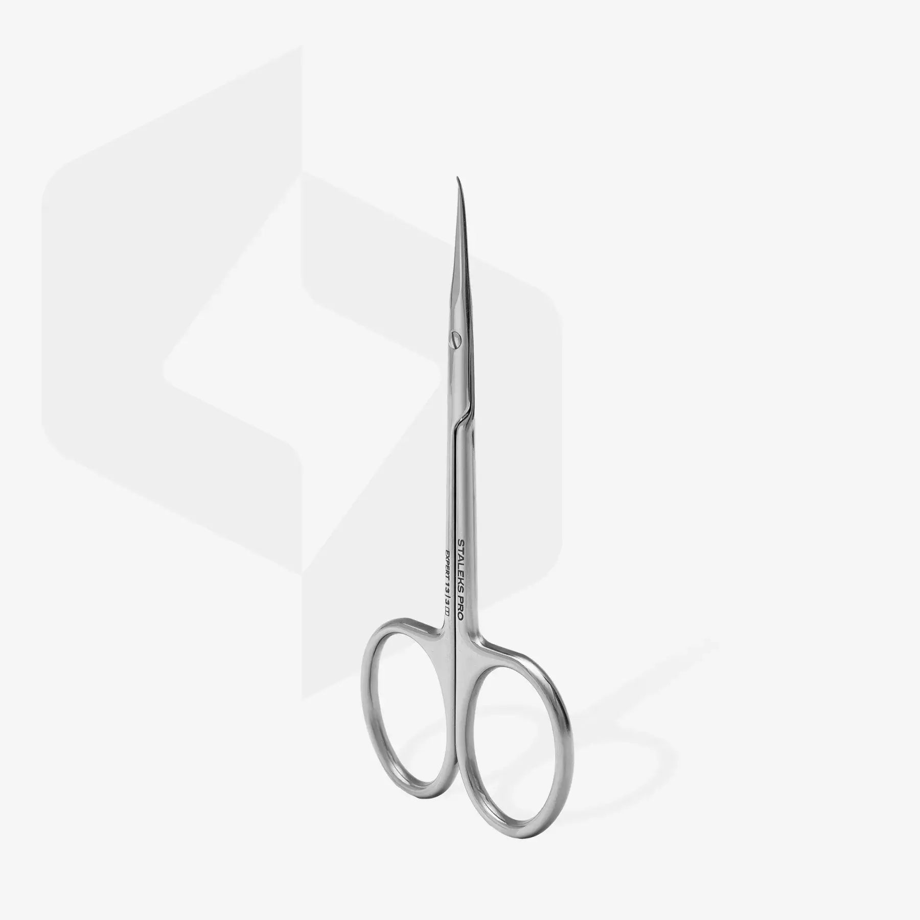 Staleks Professional Cuticle Scissors with Hook for LEFT-handed Users EXPERT 13 TYPE 3