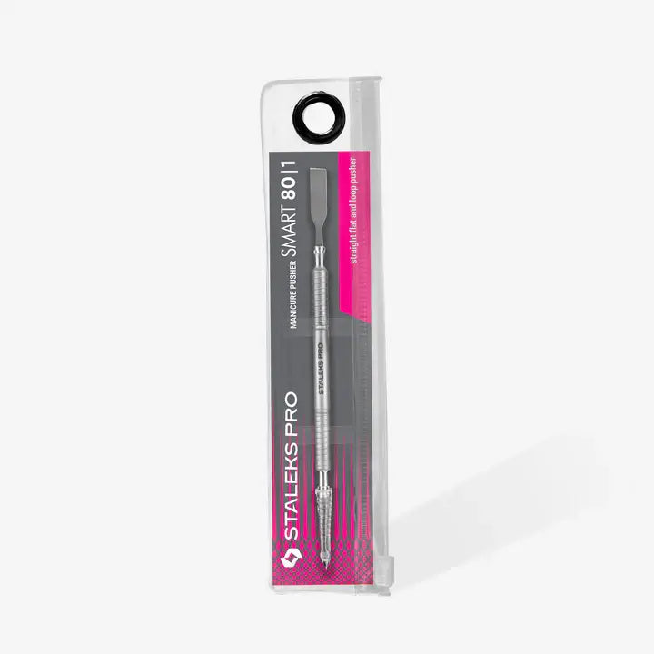 Staleks  Cuticle Pusher SMART 80 TYPE 1 (Flat Straight Pusher and Loop)