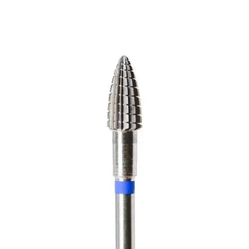 KMIZ Carbide Cone E-File Nail Drill Bit - Medium Grit (Blue) 4.0mm