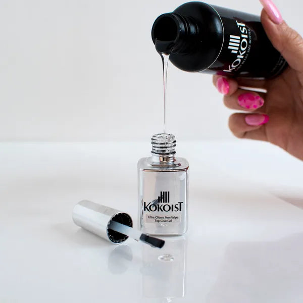 ネイルアート用品(筆など) KOKOIST Ultra Glossy Non Wipe Top 100g Kokoist Ultra Glossy Top Coat Gel – Erica's ATA