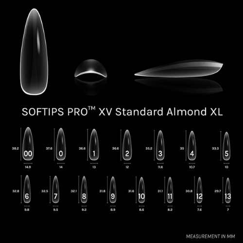 SOFTIPS Pro XV Nail Extensions - Almond XL