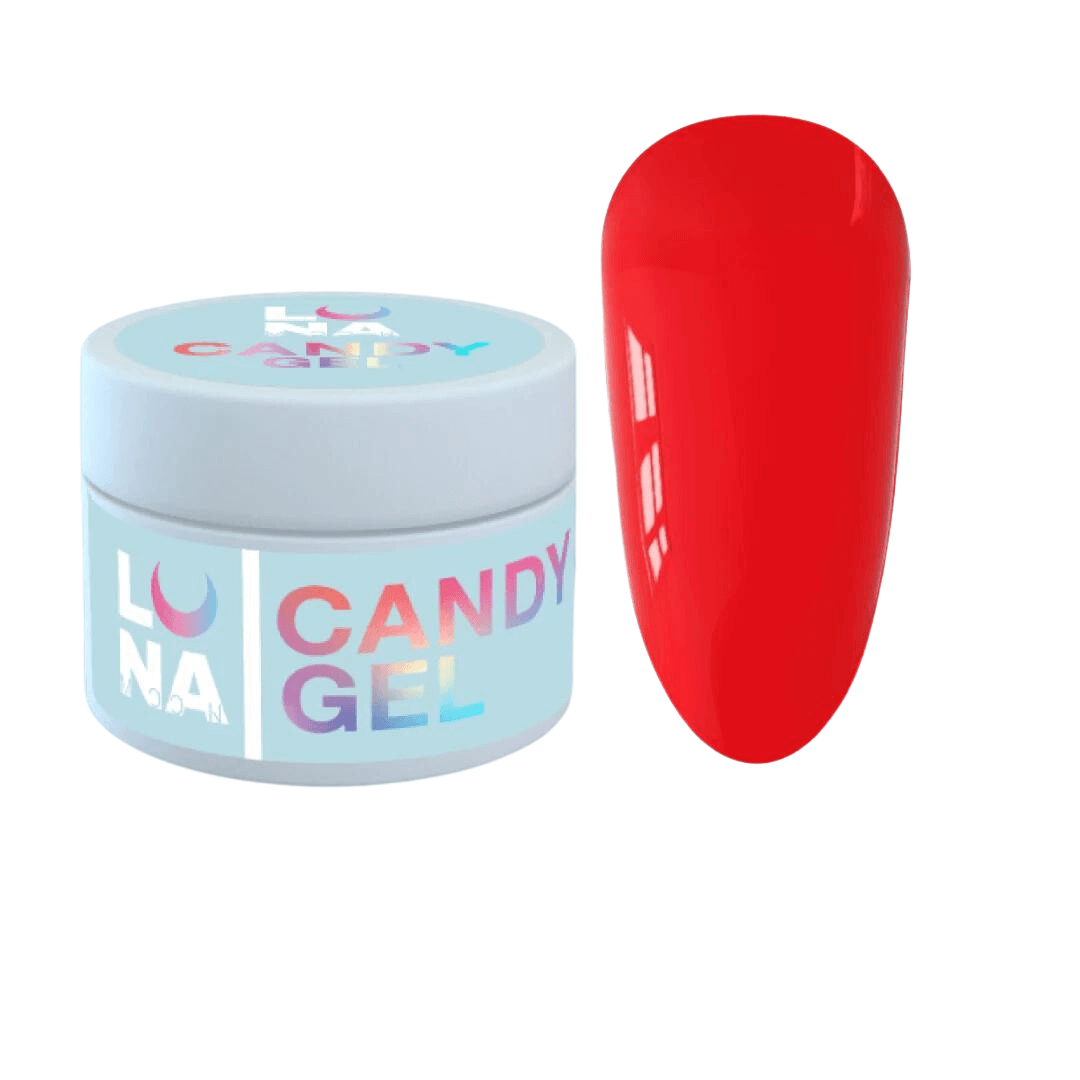 Luna Candy Builder Gel 25 - Bright Red