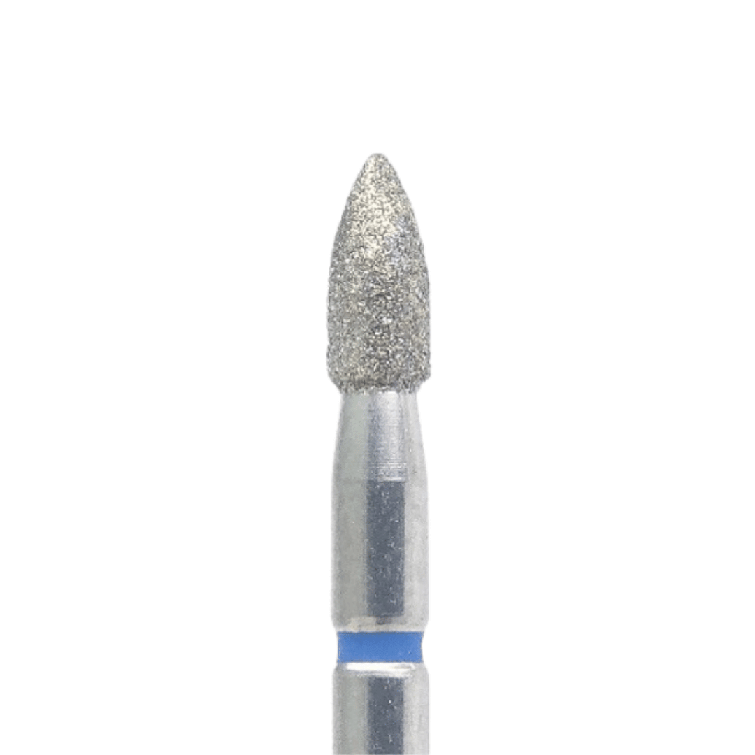 KMIZ Short Flame (Bud) E-File Nail Drill Bit - Medium Grit