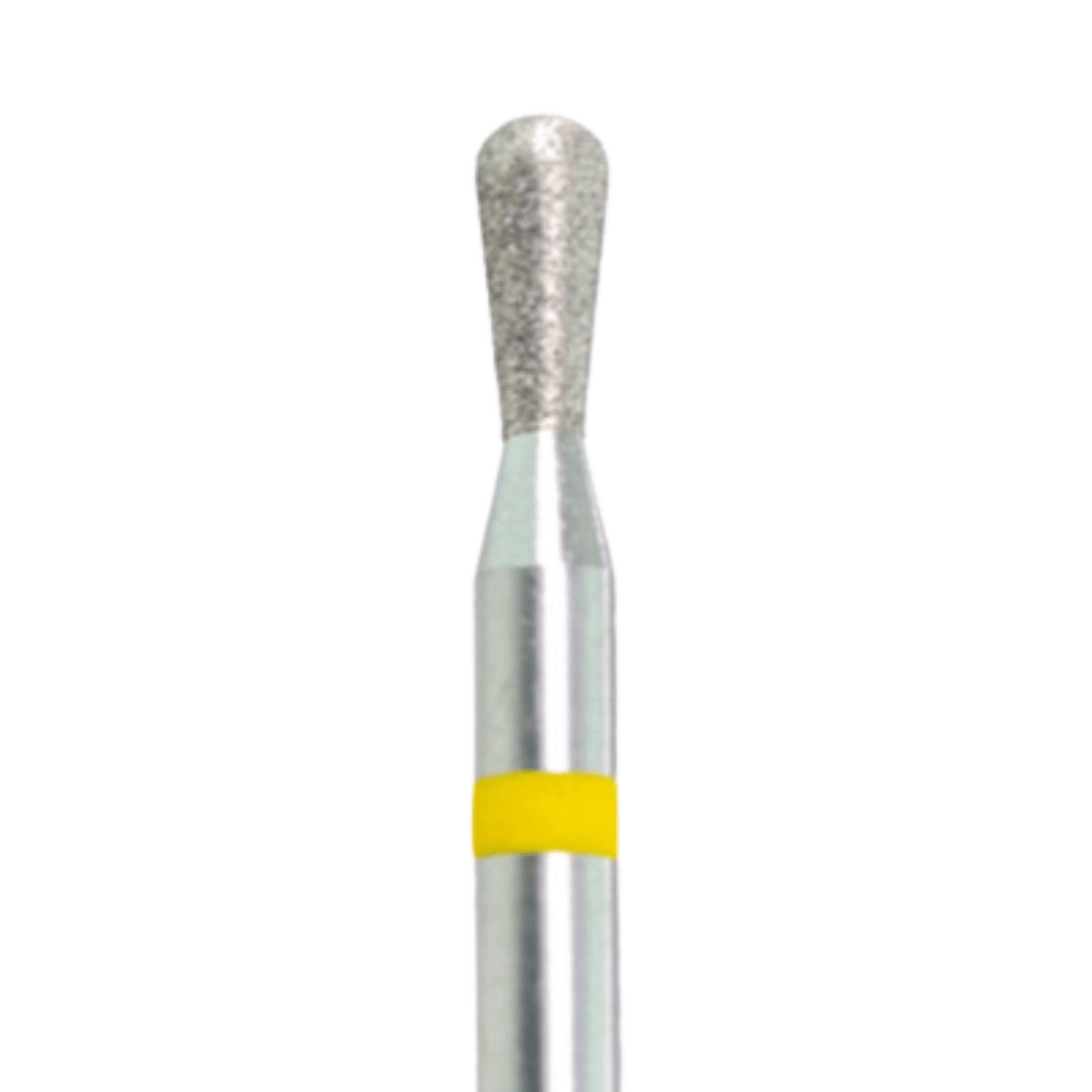KMIZ Rounded Reverse Cone Diamond E-File Nail Bit - Fine Grit