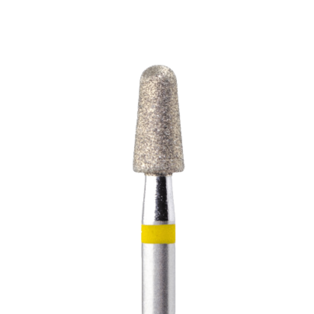 KMIZ Cone E-File Nail Drill Bit - Fine Grit (Yellow)