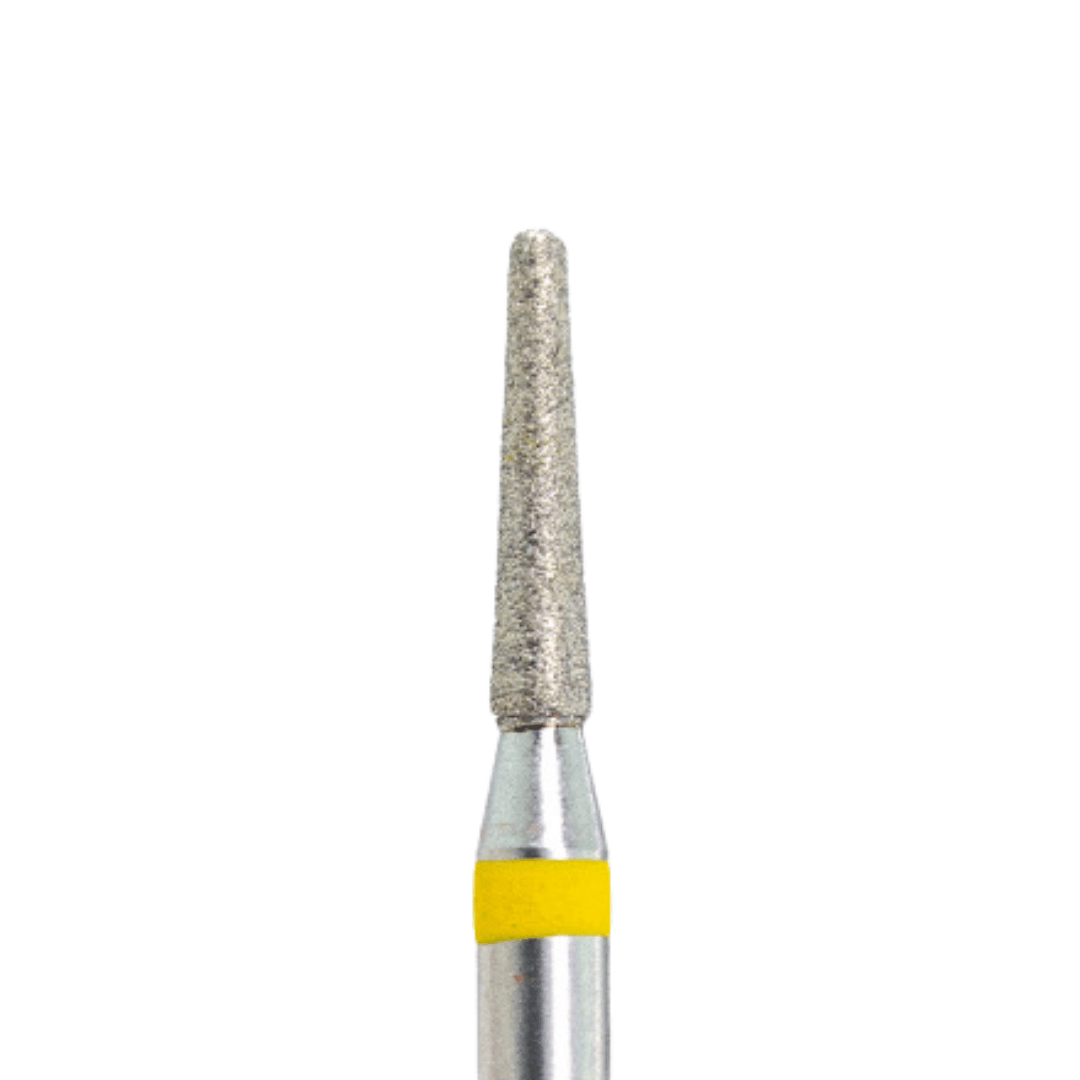 KMIZ Cone E-File Nail Drill Bit - Soft Grit (Yellow)