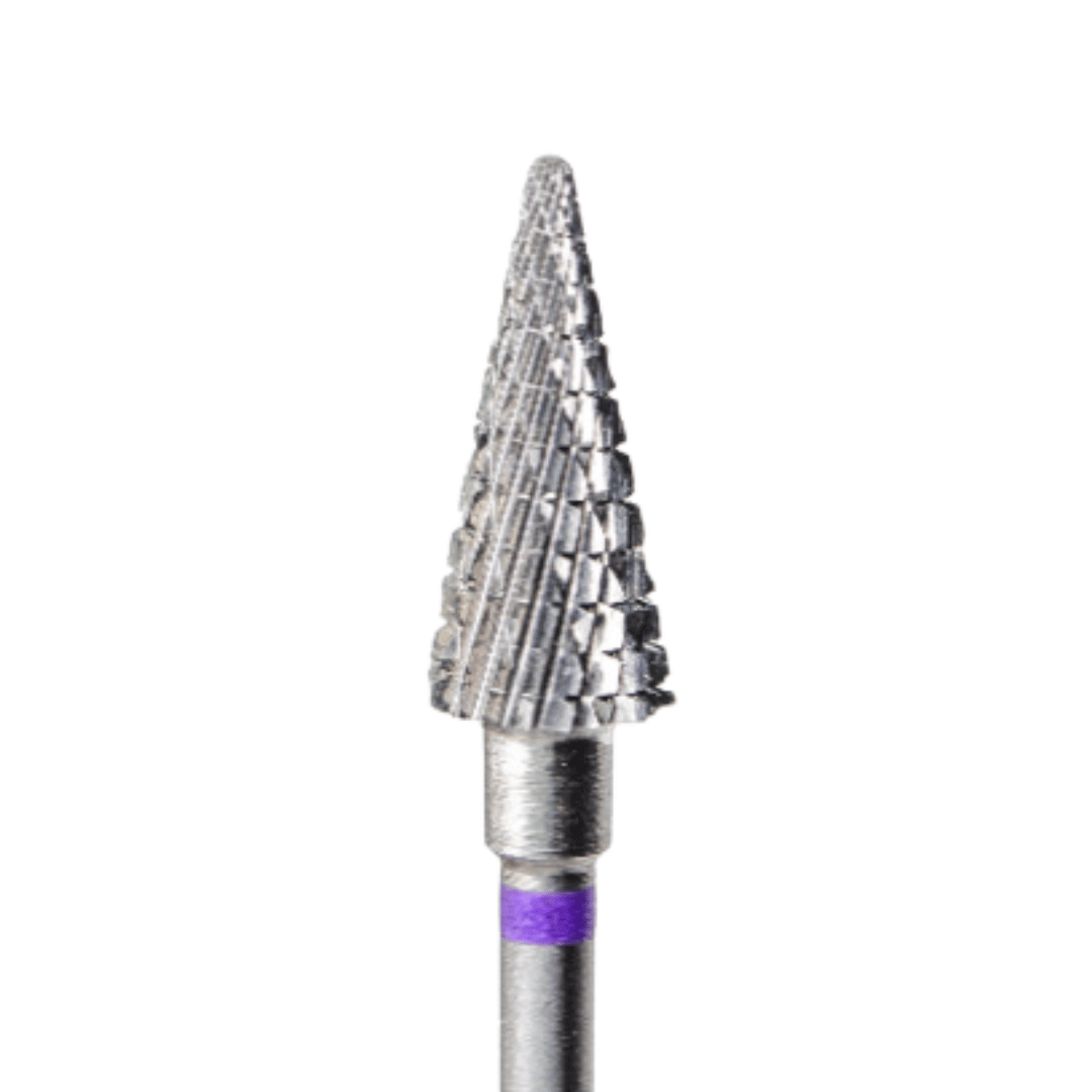 KMIZ Carbide Corn Nail Drill Bit - Coarse Grit with Double Cut (Purple Tree)