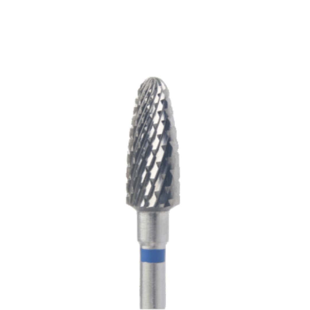 KMIZ Carbide Cone E-File Nail Drill Bit - Medium Grit (Blue)