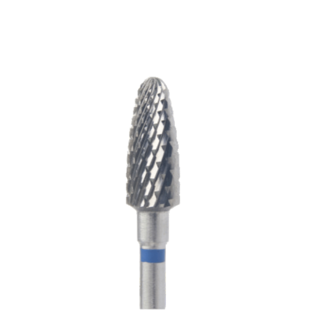 Carbide Cone E-File Nail Drill Bit - Medium Grit (Blue) 5mm