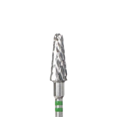 KMIZ Carbide Cone Left Handed E-File Nail Drill Bit - Cross Cut 5.0mm