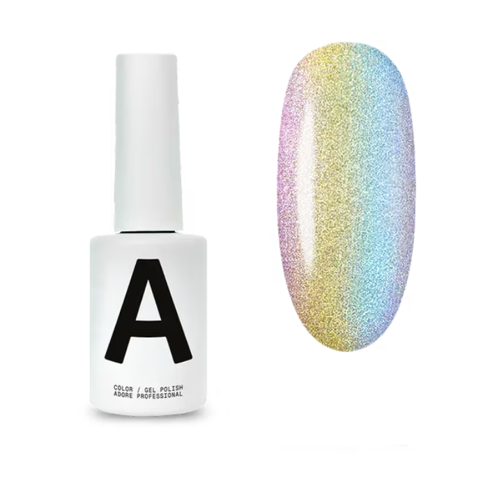 Adore Professional Satin Cat Eye Gel Polish - Gold Blue