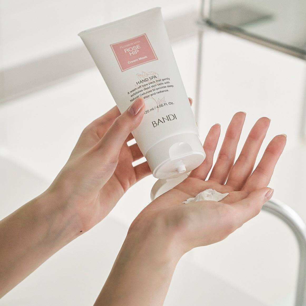 Bandi Flower Vita Tea Spa Rose Hip Cream Mask 120ml