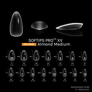 SOFGEL SOFTIPS PRO™ XV NATURAL - ALMOND MEDIUM