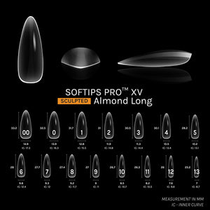 SOFGEL SOFTIPS PRO™ XV SCULPTED - ALMOND LONG