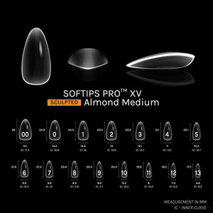 SOFGEL SOFTIPS PRO™ XV SCULPTED - ALMOND MEDIUM