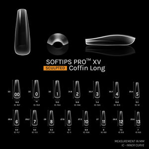 SOFGEL SOFTIPS PRO™ XV SCULPTED - COFFIN LONG