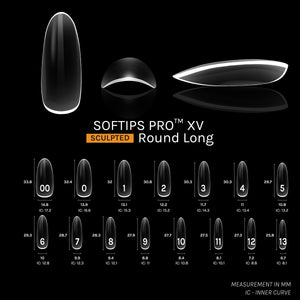 SOFGEL SOFTIPS PRO™ XV SCULPTED - ROUND LONG