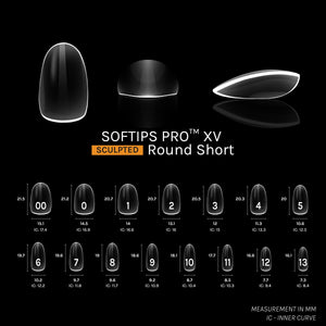 SOFGEL SOFTIPS PRO™ XV SCULPTED - ROUND SHORT