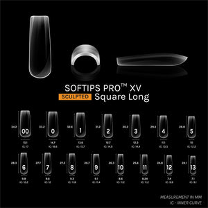 SOFGEL SOFTIPS PRO™ XV SCULPTED - SQUARE LONG