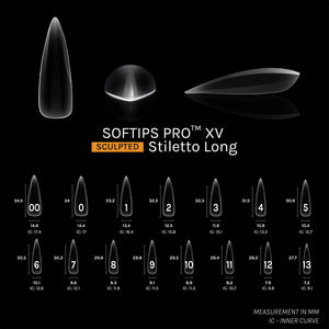SOFGEL SOFTIPS PRO™ XV SCULPTED - STILETTO LONG
