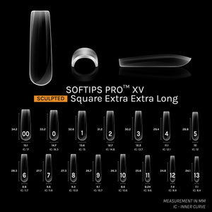 SOFGEL SOFTIPS PRO™ XV SCULPTED - SQUARE EXTRA EXTRA LONG
