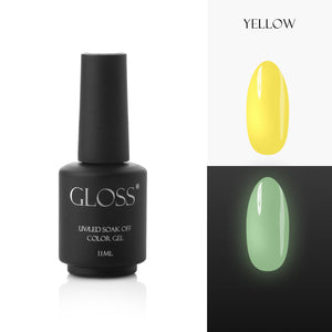 GLOSS Glow in the dark Gel Polish