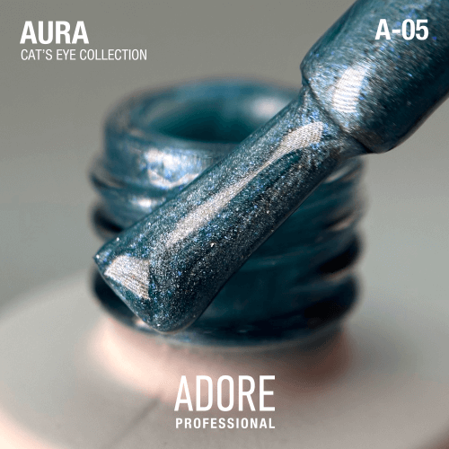 Adore Professional x Cultura Manicura Aura Cat Eye Gel Polish- Turquoise
