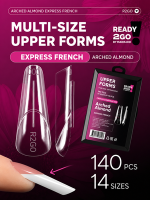 Dual Forms Ready2GO" by Maris.Kid - Arched Almond Express French Tip