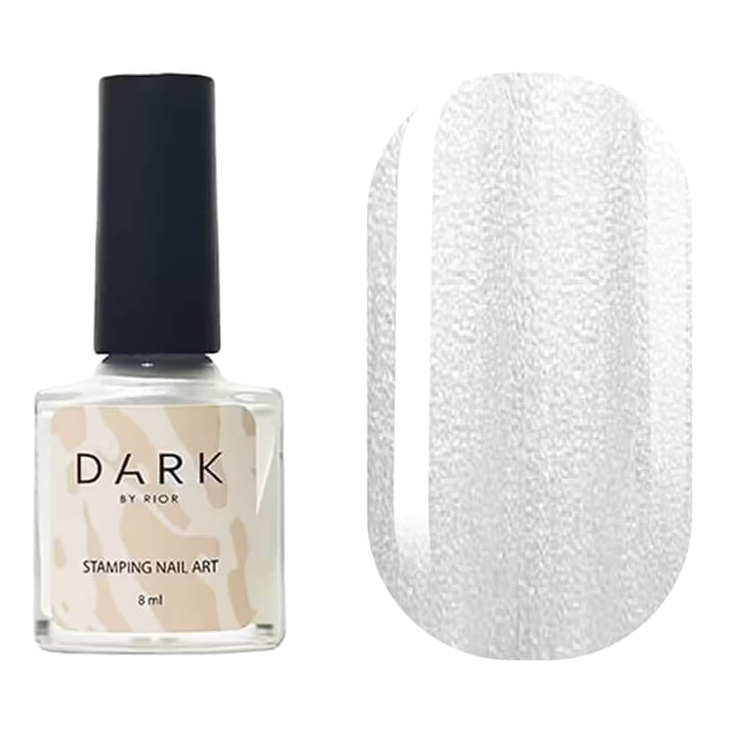 DARK Stamping Polish White Pearl #44, 8ml