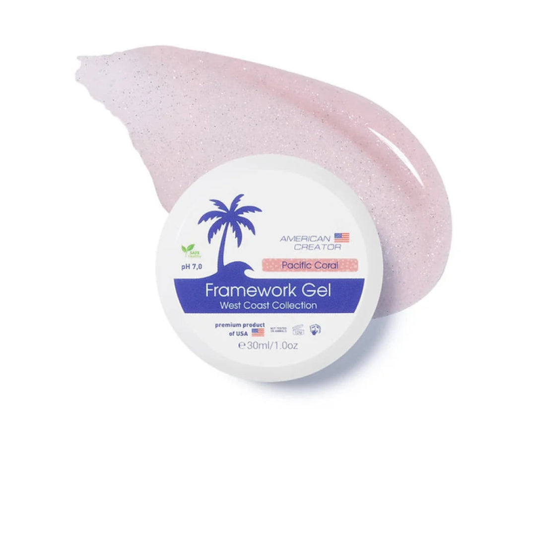 American Creator Framework Gel - Pacific Coral