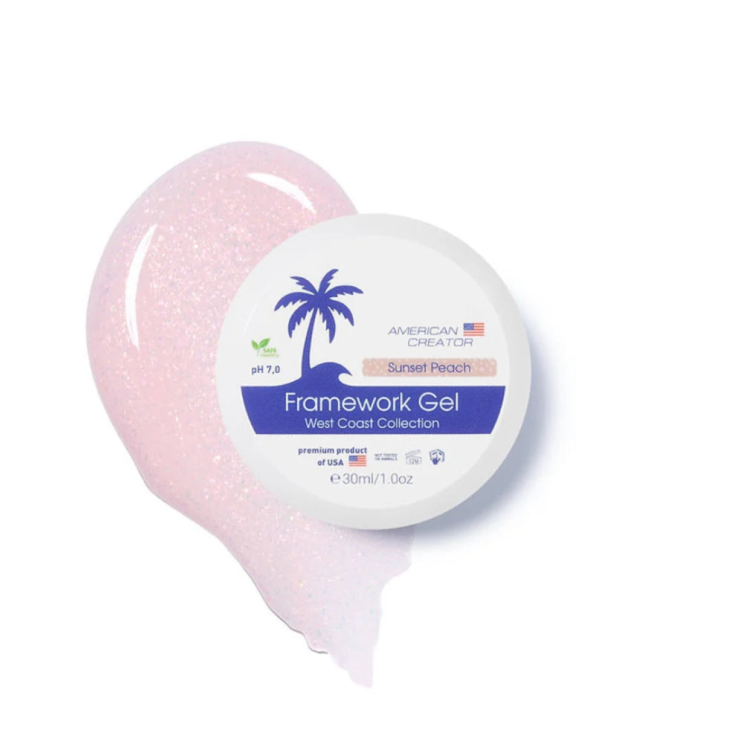American Creator Framework Gel - Sunset Peach