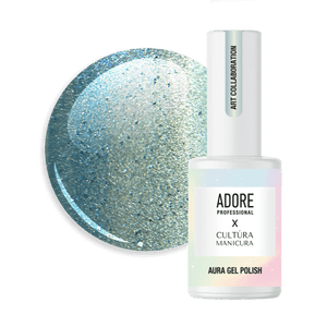 Adore Professional x Cultura Manicura Aura Cat Eye Gel Polish- Turquoise